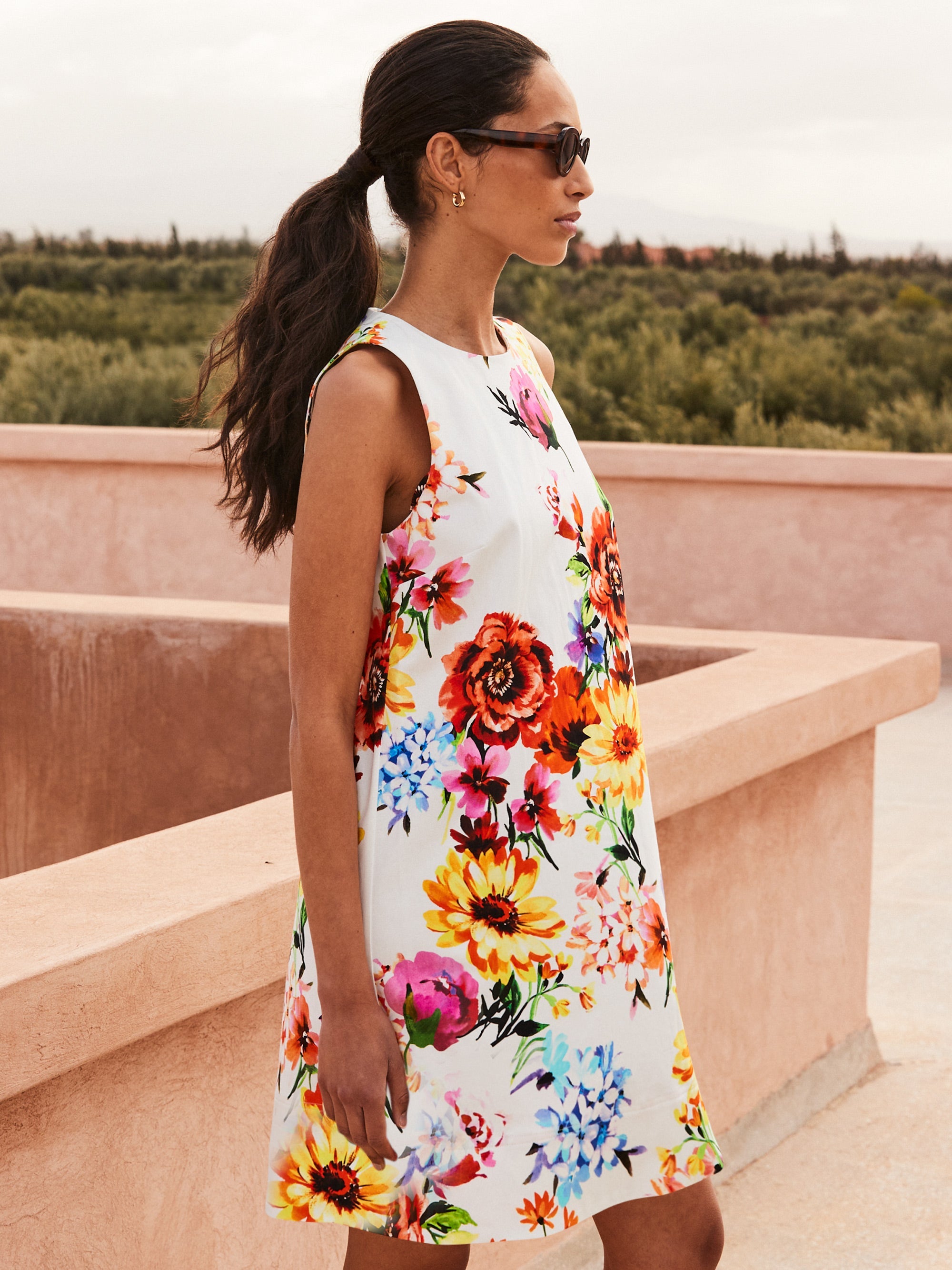 Garden Floral Shift Dress